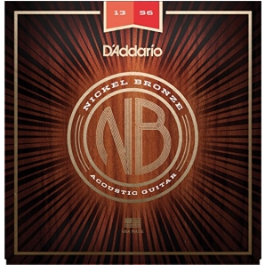 Струны для акустической гитары D'Addario NB1356 Nickel Bronze Medium (.13-.56)