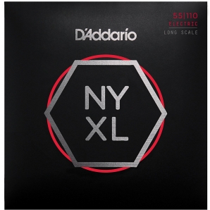 Струны для бас гитары D'Addario NYXL55110 Bass Heavy 4 (.55 - .110)