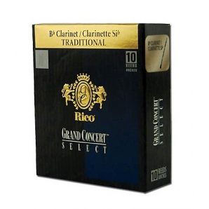 Трости Rico RGC10BCL350 Grand Concert Select Bb Clarinet #3.5 (10 шт.)