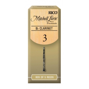 Трости Rico RMLP5BCL300 Mitchell Lurie Premium Bb Clarinet #3.0 (5 шт.)