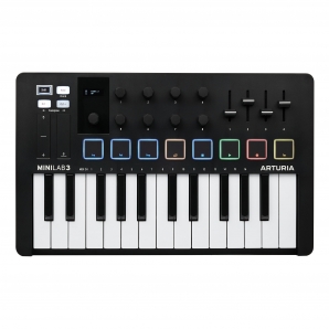 MIDI-клавиатура Arturia MiniLab 3 Black Edition