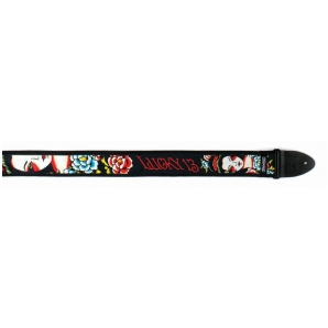 Гитарный ремень Dunlop D3838 GS Lucky13 Geisha