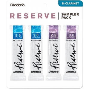 Трости D'Addario DRS-C25 Reserve Bb Clarinet Reed Sampler Pack #2.5/3.0