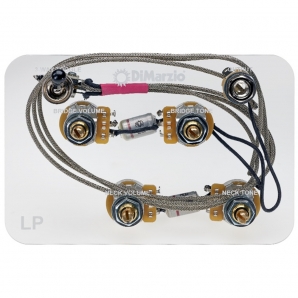 Потенціометр DiMarzio GW2101 Les Paul Wiring Harness With Straight Toggle Switch And 500k Long Shaft Pots