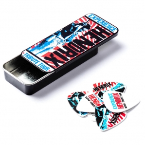 Набор медиаторов Dunlop JHPT09M Jimi Hendrix Tribute Tour Pick Tin Medium (12 шт.)