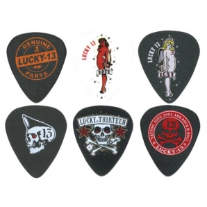 Набор медиаторов Dunlop L13BP.73 Lucky 13 Artist Series Pick 0.73 (6 шт.)