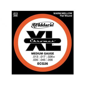 Струны для электрогитары D'Addario ECG26 XL Chromes Medium (6 струн .13-.56)