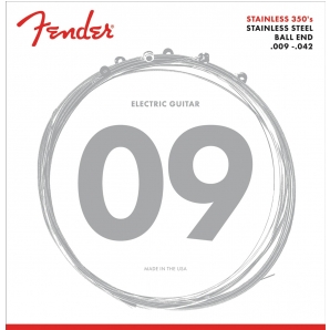 Струны для электрогитары Fender 350L Stainless Steel Strings (.09-.42)