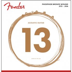 Струны для акустической гитары Fender 60M Phosphor Bronze (.13-.56)