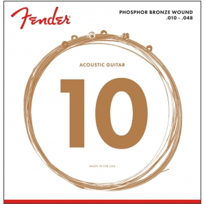 Струны для акустической гитары Fender 60XL Phosphor Bronze (.10-.48)