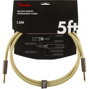 Инструментальный кабель Fender Cable Deluxe Series 5' 1.5 m Tweed