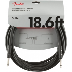 Инструментальный кабель Fender Cable Professional Series 18.6' 5.5 m Black