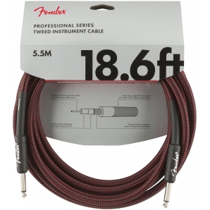 Инструментальный кабель Fender Cable Professional Series 18.6' 5.5 m Red Tweed