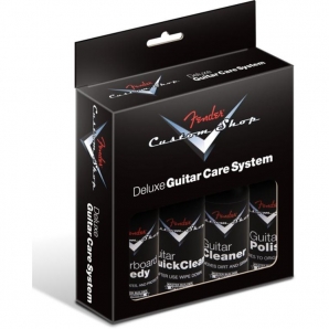 Набор по уходу за гитарой Fender Custom Shop Deluxe Guitar Care System 4 Pack
