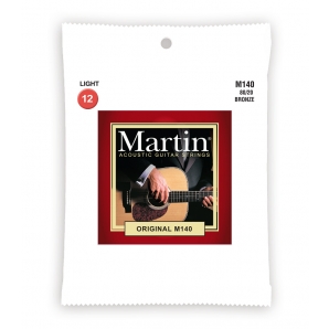 Струны для акустической гитары Martin M-140 Originals Acoustic 80/20 Bronze Light (.012-.054)