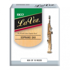 Трости Rico RIC10MS La Voz Soprano Sax Medium-Soft (10 шт.)