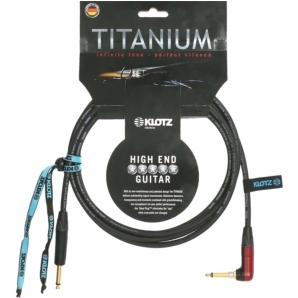 Инструментальный кабель Klotz TIR0450PSP Titanium Instrument Cable silentPlug Angled 4.5 m