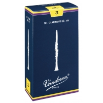 Трости Vandoren CR1035 Traditional Bb Clarinet #3.5 (10 шт.)