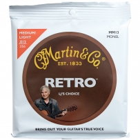 Струны для акустической гитары Martin MM13 Retro Medium/Light (.013-.056)