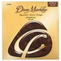 Струны для акустической гитары Dean Markley 2008 Vintage Bronze Extra Light (.10-.47)