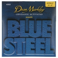 Струны для акустической гитары Dean Markley 2032 BlueSteel Extra Light (.10-.47)