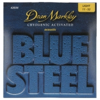 Струны для акустической гитары Dean Markley 2034 BlueSteel Light (.11-.52)