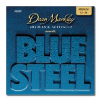 Струны для акустической гитары Dean Markley 2038 BlueSteel Medium (.13-.56)