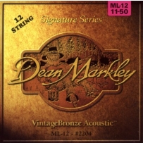 Струны для акустической гитары Dean Markley 2204 Vintage Bronze 12 Medium Light (.11-.50)