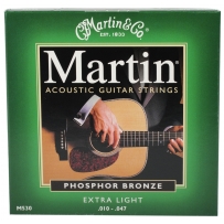 Струны для акустической гитары Martin M-530 Traditional 92/8 Phosphor Bronze Extra Light (.010-.047)
