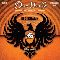 Струны для акустической гитары Dean Markley 8010 BlackHawk Phosphor Bronze Extra Light (.10-.47)