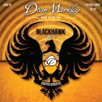 Струны для акустической гитары Dean Markley 8018 BlackHawk 80/20 Bronze Extra Light (.10-.47)