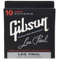 Струны для электрогитары Gibson SEG-LP10 Les Paul Electric (6 струн .010-.046)