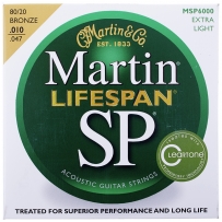 Струны для акустической гитары Martin MSP-6000 SP Lifespan Extra Light (.010-.047)