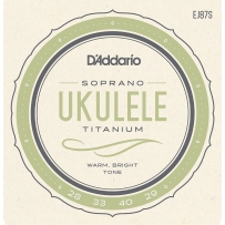 Струны для укулеле D'Addario EJ87S Titanum Ukulele Soprano (.028-.029)