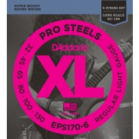 Струны для бас гитары D'Addario EPS170-6 XL Pro Steels Light 6 (.30 - .130)