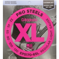 Струны для бас гитары D'Addario EPS170-6SL XL Pro Steels Light 6 (.30 - .130)