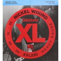 Струны для бас гитары D'Addario EXL230 XL Nickel Wound Bass Heavy 4 (.55 - .110)