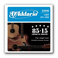 Струны для гитары D'Addario EZ910 Bronze Light (.11-.52)