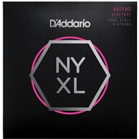 Струны для бас гитары D'Addario NYXL45130 Bass Regular Light 5 (.45 - .130)