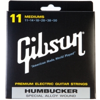 Струны для электрогитары Gibson SEG-SA11 Humbucker Special Medium Light (6 струн .011-.050)