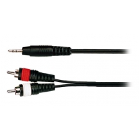 Инсертный кабель Soundking SKBB413 (1/8" miniJack - 2 x RCA)