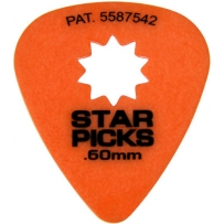 Набор медиаторов Cleartone Star Picks Thin / Med 0.6 mm 12 шт.