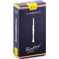 Трости Vandoren CR1025 Traditional Bb Clarinet #2.5 (10 шт.)