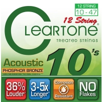 Струны для акустической гитары Cleartone 7410-12 Phosphor Bronze Ultra Light (.10-.47)