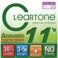 Струны для акустической гитары Cleartone 7411 Phosphor Bronze Custom Light (.11-.52)