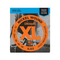 Струны для электрогитары D'Addario EJ22 XL Jazz Medium (6 струн .013-.056)