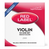 Струны для скрипки D'Addario Super Sensitive 2105 Red Label Violin String Set 3/4