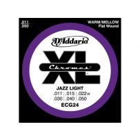 Струны для электрогитары D'Addario ECG24 XL Chromes Light (6 струн .11-.50)