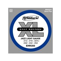 Струны для электрогитары D'Addario EHR350 XL Half Rounds Jazz Light (6 струн .012-.052)