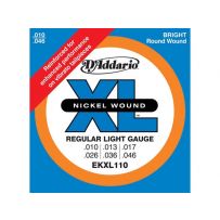 Струны для электрогитары D'Addario EKXL110 XL Regular Light (6 струн .010-.046)
